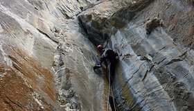 In der Moltingerwond hängt a Steirale - Schleierfallwand - Matatal