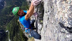 Manuel Gietl in seiner Route Genussspecht am Staller Sattel