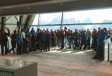 In der alten Seilbahnstation - das neue MMM (Messner Mountain Museum) auf dem Helm.