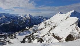 Die Westhänge der Plannerseespitze und Hinterer Gstemmerspitze