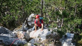 Erster Grataufschwung