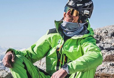 Erste Winter-Solo-Überschreitung der Drei Zinnen.