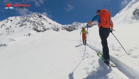 Aufstieg über den Suldenferner