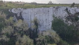 brucoli canyon climbing sicily