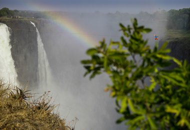 Highline an den Victoria Falls (c) Jacques Marais