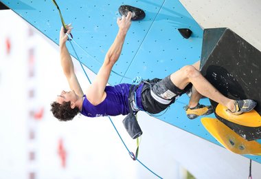 Adam Ondra im Finale (c) ISFC