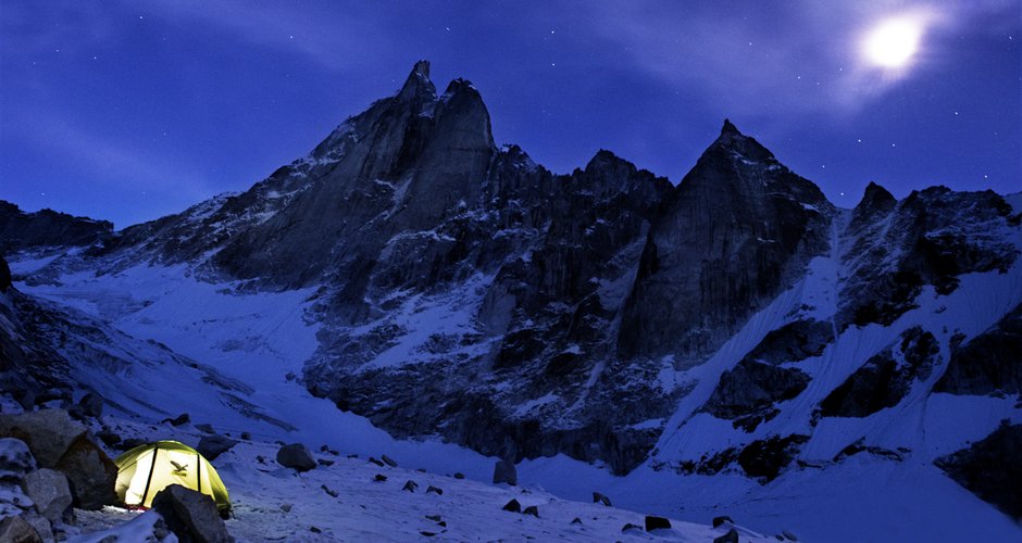 Das Camp unterhalb des Arwa Spire, Foto: Frank Kretschmann