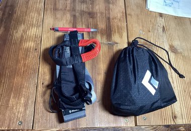 Die Summe an leichten und kompakten Tools reduziert die Rucksackgroesse und das Gewicht.