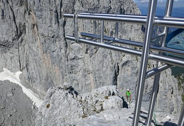 Auf dem Gipfel des Predigtstuhls; Foto: Tom Rabl