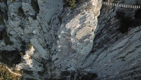 Ferrata Hvar - das Amphitheater mit der Brücke