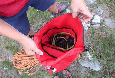 Die große Top-Öffnung des Berghaus MTN Seeker 32