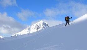 Beim Aufstieg zum Tajatörl