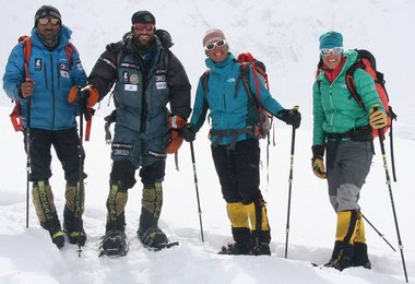 Ali Sadpara, Alex Txikon, Tamara Lunger und Simone Moro (c) Alex Txikon