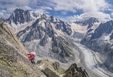 Der Naturfreunde Alpinkader 4.0 beim Klettern in Chamonix