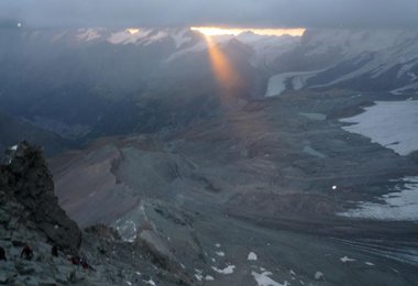 Blick vom Matterhorn Richtung Rimpfischhorn (c) Andreas Jentzsch