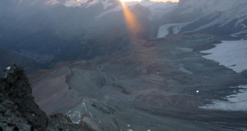 Blick vom Matterhorn Richtung Rimpfischhorn (c) Andreas Jentzsch