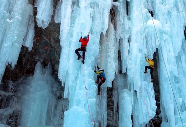 Reger Betrieb beim Eisfestival in Osttirol