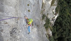 3. Seillänge Crux, 6b+.