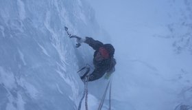Andi in der vorletzten Länge
