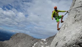 In der Plattenquerung nach der Nische