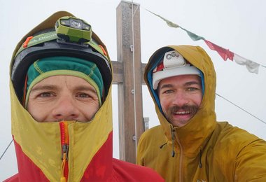 Auf dem Piz Buin, 3312 m, Silvrettagruppe