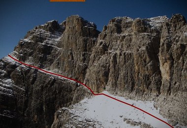 Cima Falkner und Sentiero Alfredo Bennini