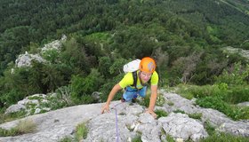 Andreas Jentzsch auf den letzten Metern der Tour