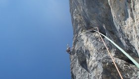 Sepp Inhöger in der 5 SL, VIII-/Ao oder VIII+