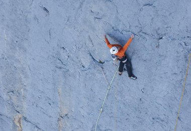 Jonas Schild in DüDaDo im Nirgendwo -Scheideggwetterhorn © John Thornton 