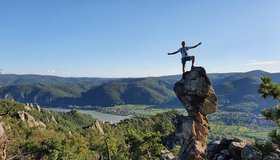 Auf der Gorge Harrisen Nadel 