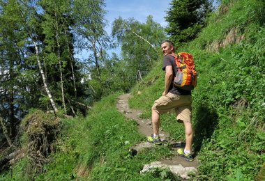 familientaugliche Wanderung vom Hoteldorf Grüner Baum im Kötschachtal zur Poserhöhe