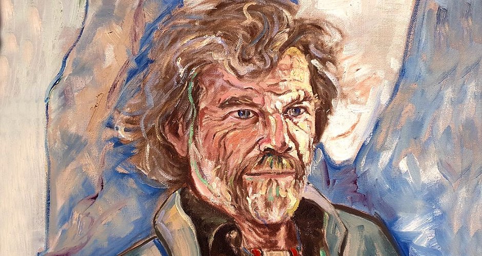 Reinhold Messner - Gemälde auf Burg Sigmundskron