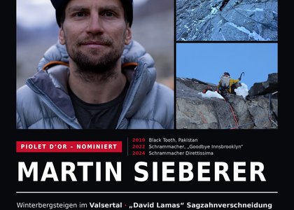 Valsertal – Winterbergsteigen in der Sagwand mit Martin Sieberer
