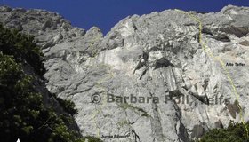 Übersicht Kolosseum mit der Route Alte Telfer