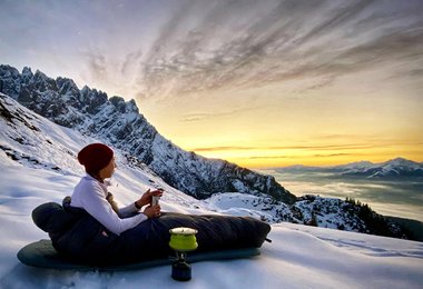 Bei Bergsteigern hoch im Kurs und sogar mit Heizung - Schlafsäcke von Grüezi bag