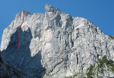 Scheffler/Siegert Führe an der Fleischbank Ostwand