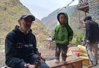 Begegnungen uf dem Weg ins Basislager